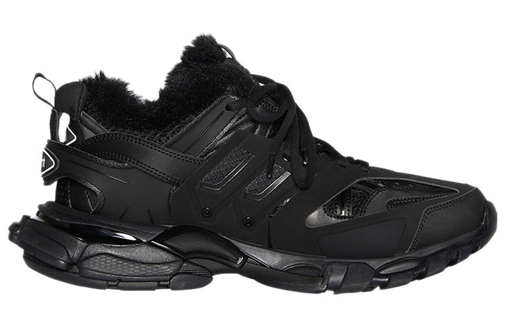 Balenciaga Track Sneaker 'Faux Fur Black' 668556W3CQ11000 #