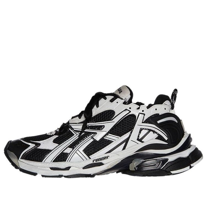 Balenciaga Runner Sneaker 'Black White' 677403W3RB29010 #